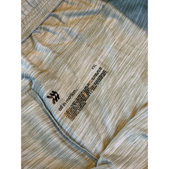 All in Motion Men's Soft Stretch Shorts 9", Light Gray, Size XXL, NWT - Picture 3 of 5